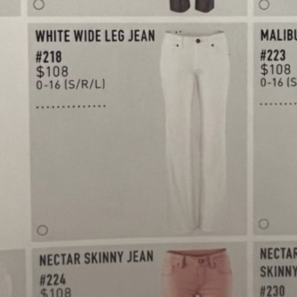 CAbi Off-White Flare & Wide Leg Jeans - Picture 2 of 7